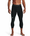 【メール便送料無料】アンダーアーマー UNDER ARMOUR UAヒートギアアーマー 3/4レギンス(トレーニング/MEN)1361588-001 メンズ レギンス アンダーウェア インナー メッシュ ストレッチ 運動 ポケット付き 涼しい 通気性 【取り寄せ商品】(2412oy)