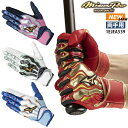 【名入れ刺繍可】【メール便送料無料】【即日発送】ミズノ MIZUNO ミズノプロ モーションアークSF バッティンググローブ【両手用】1EJEA539 メンズ ...