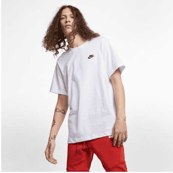 樂天商城 - 【5月10日限定！ポイント2倍】 【メール便OK】ナイキ NIKE クラブメンズ Tシャツ 半袖Tシャツ ダーク AR4999-101 ホワイト/ブラック 【取り寄せ商品】(2410koi)