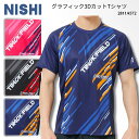 【メール便送料無料】NISHI nishi ニシ グラフィック3DカットTシャツ 半袖Tシャツ 半袖シャツ グラフィック NO LIMIT ノーリミット 陸上競...