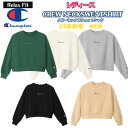 【最大3000円OFFクーポン発行中】【SALE】チャンピオン Champion レディース クルーネックスウェットシャツ CREW NECK SWEATSHI...