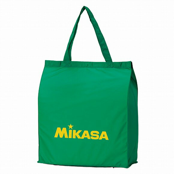 ミカサ MIKASA レジャーバッグ MIKASAロゴラメ入り 緑 BA22-LG ライトグリーン バレーボール かばん サブバッグ エコバッグにも【取り寄せ商品】(2406koi)