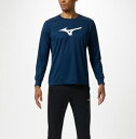 【メール便OK】ミズノ MIZUNO Tシャツ(長袖) ユニセックス ジュニア メンズ 男女兼用 長袖Tシャツ 19ss 32MA914580【TY】80:ドレ...