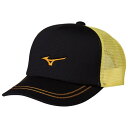 MIZUNO ミズノ キャップ 《62JW800195》【TY】【95】ブラック×ゴールド テニス アクセサリー