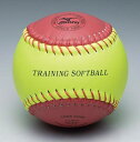 ミズノ MIZUNO トレーニングソフトボール 野球 回転チェック用 練習 イエロー レッド トレーニングボール 1BJBS852002109rn