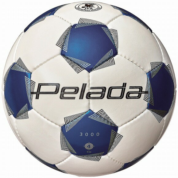 【2025年モデル】 モルテン molten ペレーダ3000 pelada 4号球 検定球 サッカーボール 第6世代ペレーダ 小学生 キッズ ジュニア 部活 初心者 ホワイト/メタリックブルー 白/青 F4K3000-WB【取り寄せ商品】（2507oy）