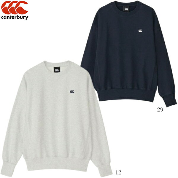 CANTERBURY　カンタベリー　ヘビースウェットシャツ　丸首トレーナー　コットン　メンズ　ユニセックス..