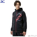 MIZUNO ミズノ N-XT ソッカンスウェットジップフーディ フルジップパーカー スウエット 速乾性 裏毛 移動着 練習着 ブラック 黒 トレーニングウエア...