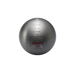 【NISHI】ニシ　砲丸　6.0Kg　陸上競技　【取り寄せ商品】 f291a　2208KH【送料無料(※沖縄・離島は送料別途かかります）】