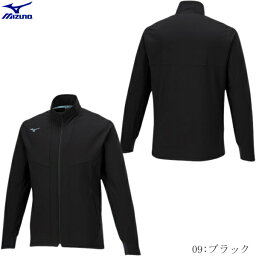 MIZUNO　ミズノ　ウインドブレーカージャケット　テックシールドジャケット　防風　ストレッチ　撥水　ユニセックス　メンズ　ポケットファスナー付き　32mca55209　2310ai【TW特】