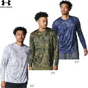 【創業祭開催中】【1点のみメール便対応可】UNDER ARMOUR アンダーアーマー UAテック カモ ロングスリーブTシャツ 長袖Tシャツ ユニセックス メンズ スポーツウエア ライフスタイル 吸汗速乾性 ストレッチ性 伸縮性 6007731 2025AW 2510ai