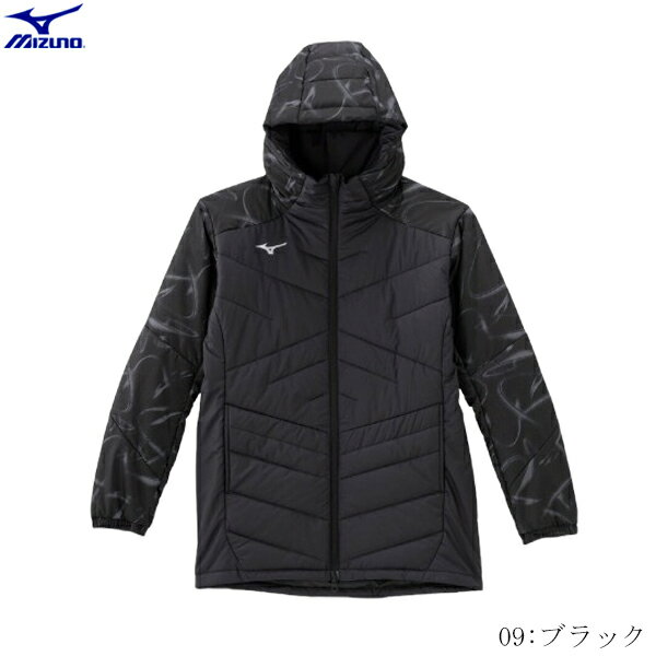 MIZUNO ミズノ テックフィルブレスサーモコート ミドル丈 ミドルコート 保温素材 撥水性 吸湿発熱 ブレスサーモ 移動着 ベンチコート 練習着 32MEC...