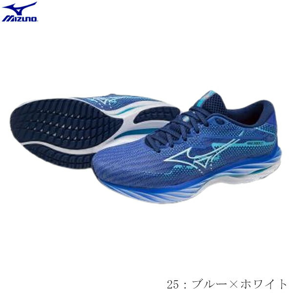 MIZUNO ~Ym fB[X EBY jOV[Y WAVE RIDER27@EG[uC_[27@u[~zCg@2E@j1gd230325 2405ai