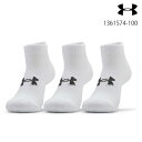 y[OKzA_[A[}[ UNDER ARMOUR UARA [Jbg \bNX i3Zbgjig[jO/UNISEXjY 3gC UA CORE LOW CUT SOCKS (3P) 3P\bNX 1361574-100 White / White / Blacky񂹏iz(2208)ySS2309z