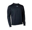 アンダーアーマー UNDER ARMOUR UA チーム スウェットクルー メンズ クルーネック スウェット トレーナー UA TEAM ARMOUR SWEAT CREW 1375827-001 BLACK 【取り寄せ商品】(2303)(4)