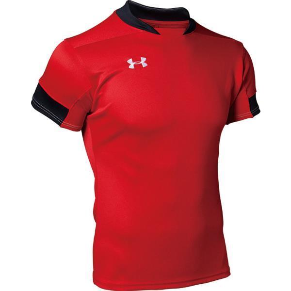 アンダーアーマー UNDER ARMOUR チーム ラグビー プラクティスシャツ ショートスリープシャツ 半袖シャツ 1365028-600 レッド RYL UA TEAM RUGBY PRACTICE SS【取り寄せ商品】(2405)