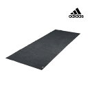 【ポイント12倍】【adidas】アディダス プロアバンセ　トレーニング用品 ホットヨガマット トレーニングマット フィットネス エクササイズ ストレッチ 筋トレ 美ボディ ダイエット 保護 防音 クッション ブラック【ADYG-10680BK】【取り寄せ商品】【201708V】