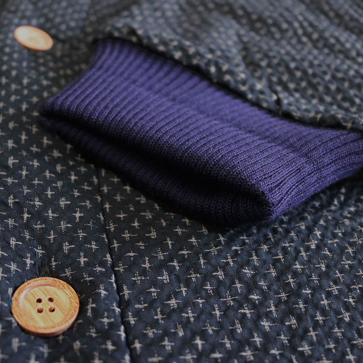 【送料無料】【日本製】ワッフルジャケット半天 ...の紹介画像3