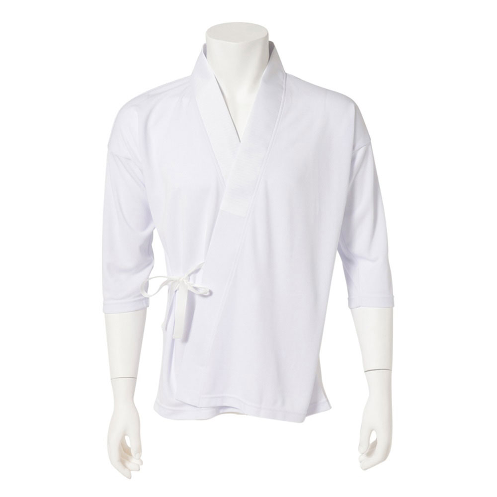 【送料無料】速乾メッシュ半襦袢(夏用絽衿・通年用衿)(M-LL) 肌着 下着 和服用 和装用 作務衣用 着物用 メンズ 男性用 大人用