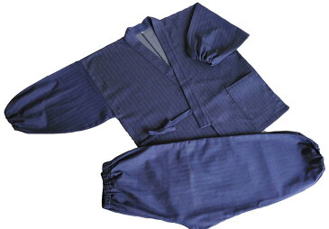 作務衣(さむえ)/(訳あり)おたふくわたへリンボン作務衣(女性用)(紺・黒)(M-L)/日本製/秋冬用/女性 婦人 レディース