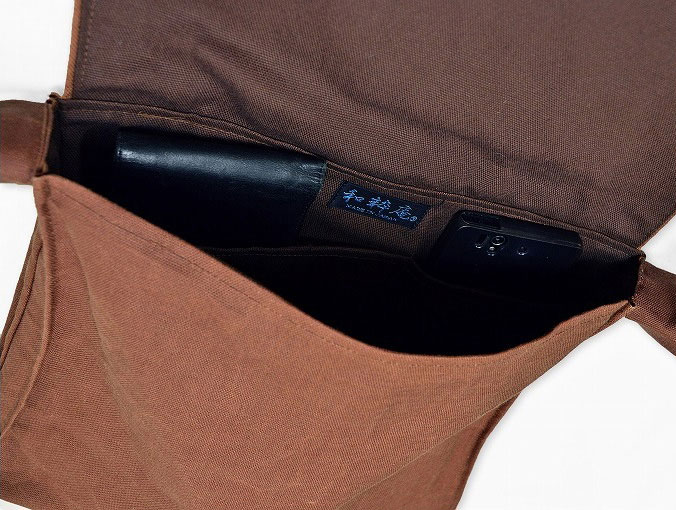 【送料無料】本柿渋染め頭陀袋