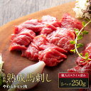 【熊本熟成馬刺し】やわらかヒレ肉 5パック 250g 5人前 五人前 馬刺 馬肉 生食 お肉 肉 グルメ ギフト 贈り物 プレゼント おつまみ 酒のつまみ 赤身...