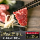 【熊本熟成馬刺し】うまみ凝縮大トロ霜降りA 5パック 250g 5人前 五人前 馬刺 馬肉 生食 お肉 肉 グルメ ギフト 贈り物 プレゼント おつまみ 酒のつ...