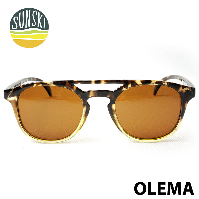 【SUNSKI】 サンスキー サングラス SUN-OL-TAM 偏光サングラス Olema Tortoise／Amber 眼鏡 雪山 オールシーズン アメカジ 0601楽天カード分割