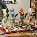 ロコペリ 【Locopelli】 ロコペリ ハイビスカス柄 Mサイズ ドール 人形 雑貨 ストラップ ココペリ ハンドメイド