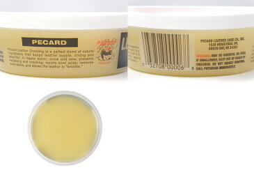 【PECARD】 ペカード レザードレッシング ペーストオイル Beewax（蜜蝋） 耐水性 柔軟性 防水 保湿効果 ツヤ出し メンテナンス クリーナー 170g 0601楽天カード分割