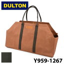 【DULTON】 ダルトン Y959-1267 ワックス キャンバス ログ バッグ WAX CANVAS LOG BAG CAMEL OLIVE アウトドアバッグ ログバッグ キャメル オリーブ アウトドア キャンプ(4)