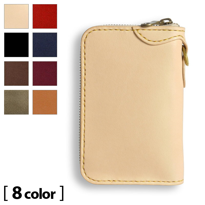 【サムライクラフト】 ラウンドファスナーウォレット タイプ3 ミドルサイズ スクエアタイプ サドルレザ..