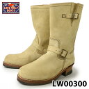 ロンウルフ ブーツ メンズ 【LONE WOLF BOOTS】 ロンウルフ エンジニアブーツ ハンター ENGINEER LW00300　133BEG スエード ブーツ SUEDE スウェード カウスエード バックスキンスエード グッドイヤー キャッツポウソール シュガーケーン ワークブーツ アメカジ