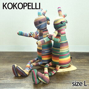 【Kokopelli】ココペリ Lサイズ サラぺ サラッペ ネイティブ柄 ドール 人形 雑貨 インテリア ココペリ ハンドメイド