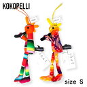 【Kokopelli】ココペリ U.S.A fabric Sサイズ FIESTA RED ORENGE NATIVE RUG ドール 人形 雑貨 ストラップ ハンドメイド