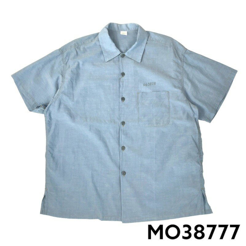 モダクト MO38777 ”OG” PRISONER SHIRT 125BL シャンブレーシャツ 半袖 ブルー 東洋エンタープライズ ヴィンテージ アメカジ