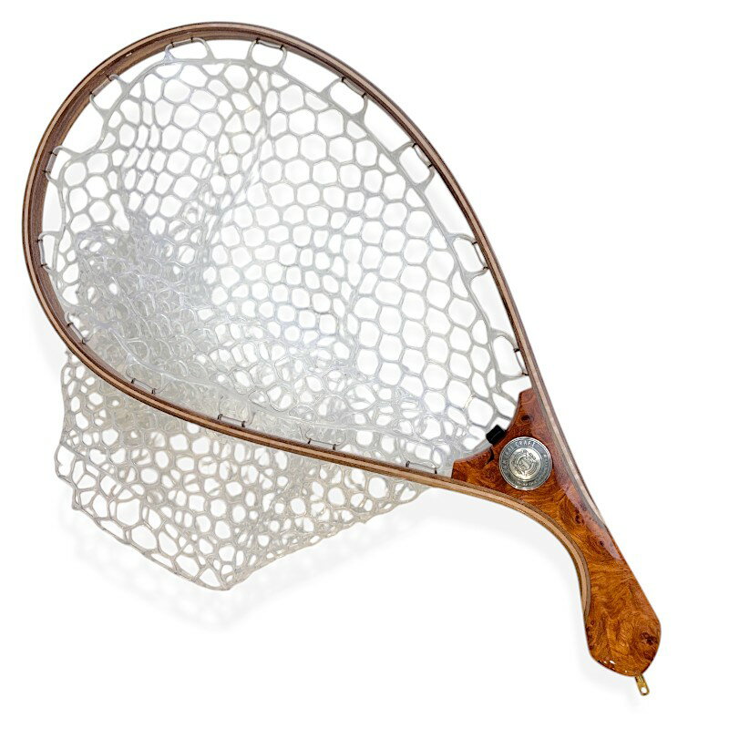 サムライクラフト サムライクラフト サムライクラフト ラバーランディングネット トラウト用(花梨ハンドル/ラバーネット)