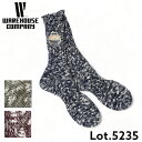  ウエアハウス Lot 5235 SLUB RIB ZOKKI SOCKS スラブ リブ ゾッキ ソックス 靴下 ミドル ゾッキ編み 日本製 アメカジ