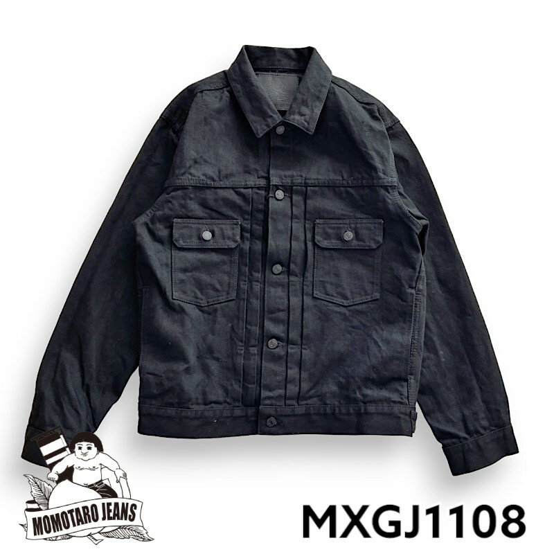 Ϻ󥺡 MXGJ1108 15.7oz ꥸʥ Х֥åȥ åǥ˥ BLACKBLACK DOUBLE POCKET JACKET  G ǥ˥ ϺJEANS ᥫ