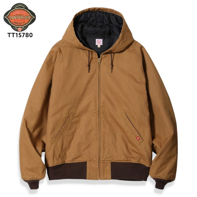 【TUF-NUT】 タフナッツ Lot No. TN15780 TUF-NUT COTTON DUCK WORK PARKA コットン ダック パーカー ダック生地 ワークパーカ 東洋エンタープライズ キャメル 2025AW