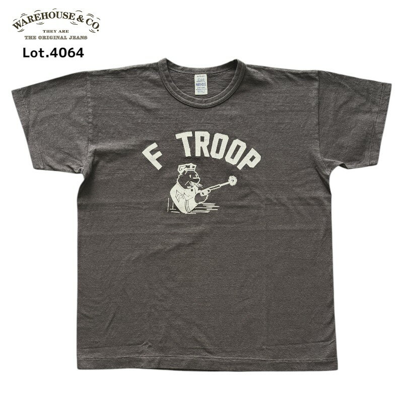 樂天商城 - 【WAREHOUSE】 ウエアハウス 2ND HAND Lot 4064 F TROOP 半袖 プリント Tシャツ セコハン セコンドハンド