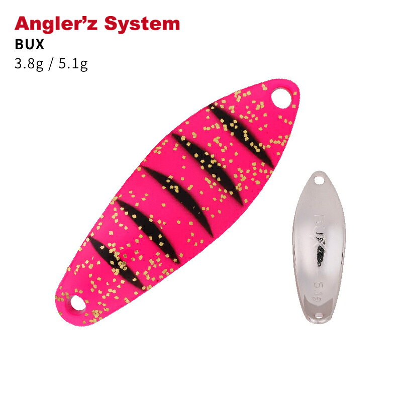 【Angler'z System】 приманки BUX 5.1g / 3.8g IJL(S) — бэктрад‑стандарт модель, флашинг‑колор, спин‑троута, bux51-ijl-s bux31-ijl-s