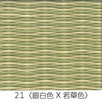 銀白色×若草色