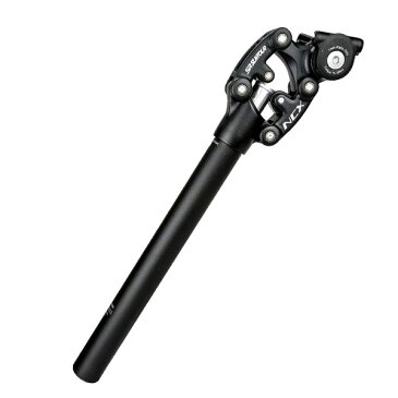 【返品保証】SR SUNTOUR サンツアー シートポスト SP12-NCX ブラック/27.2mm サスペンション 可変式 ロードバイク MTB ピスト ミニベロ 送料無料【あす楽】