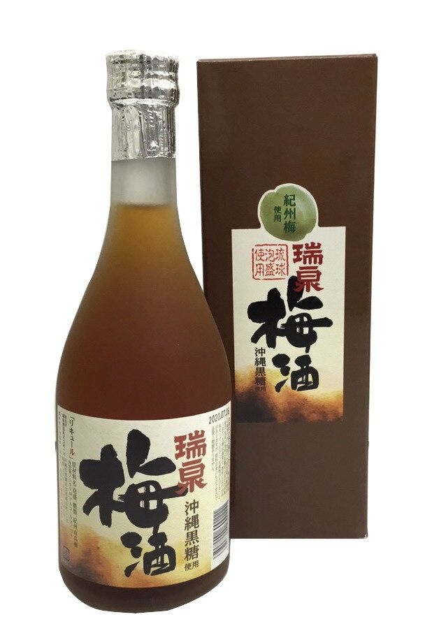 【瑞泉酒造　　泡盛でつくったおいしい梅酒　瓶】500ml*