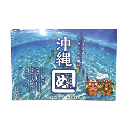 【ご当地限定　めんべい】沖縄めんべい　ラフテー＆シークヮーサー風味