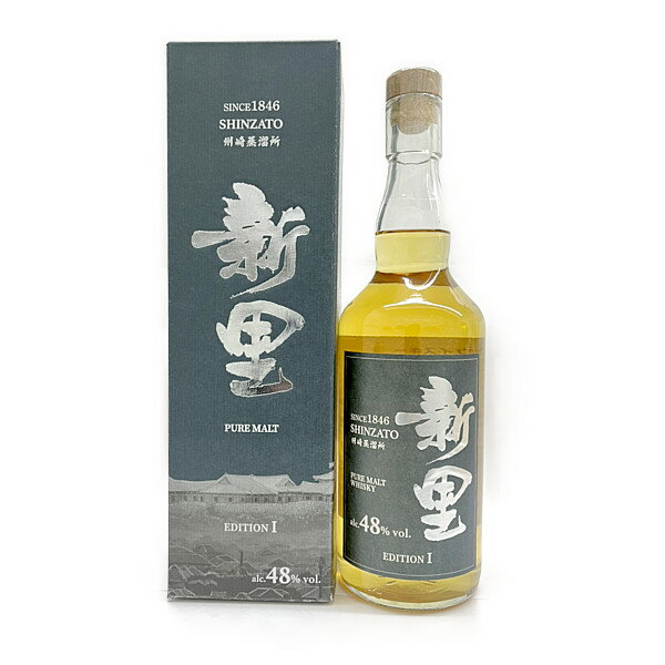 【新里酒造　新里WHISKYピュアモルト 48度 (箱有)】700ml*