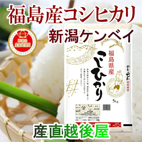 【令和元年産 福島産 コシヒカリ】福島県産 産地限定 コシヒカリ 5kgこしひかり ...