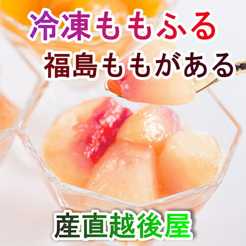 【フルーツ 桃 完熟冷凍もも】福島県 生産農家直結 ももがあ