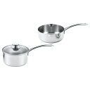 <ルチェンテ>IH対応行平鍋18cm&片手鍋16cm LU-34YK人気 おすすめ キッチン用品 調理器具 鍋 フライパン ※こちらの商品は、メーカーおよび委託倉庫からの発送です。